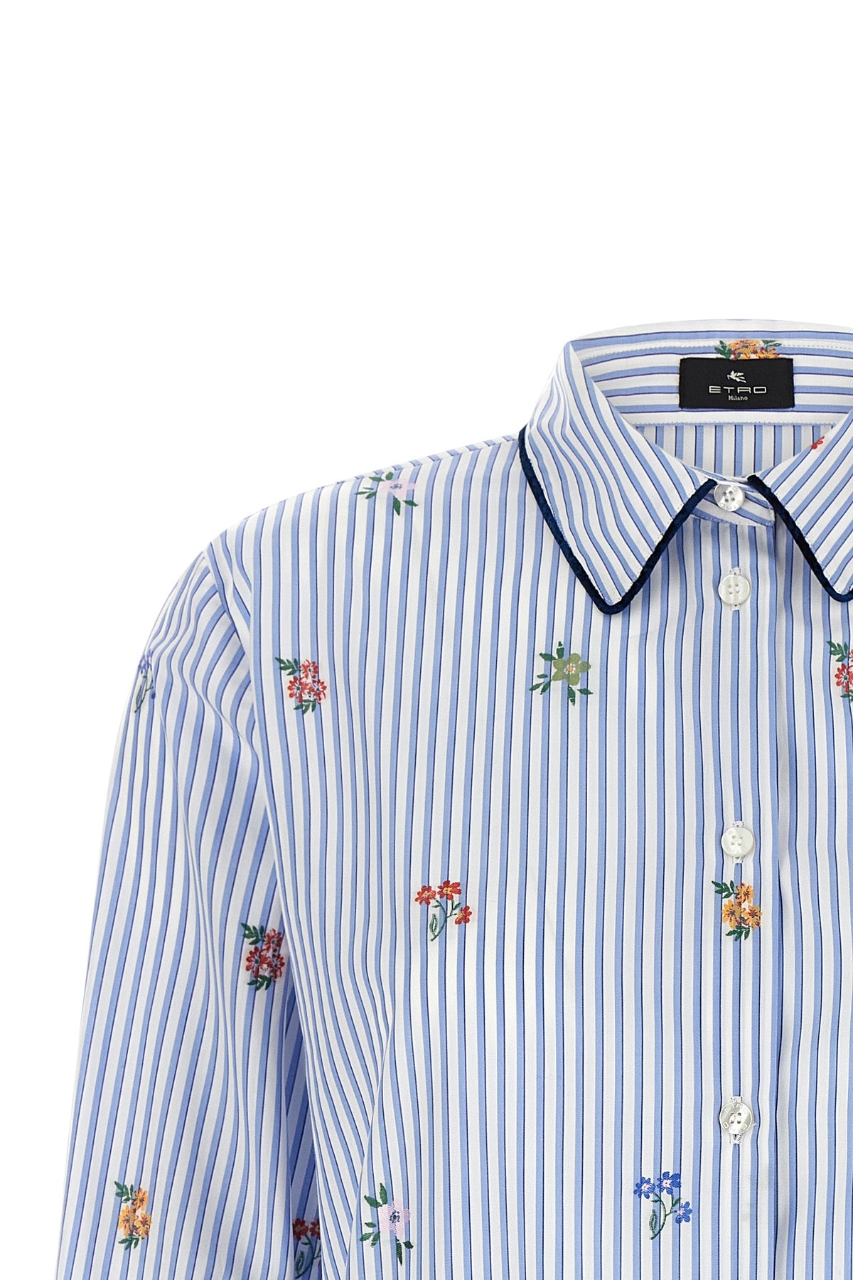 the etro long-sleeved shirt is made of pure cotton