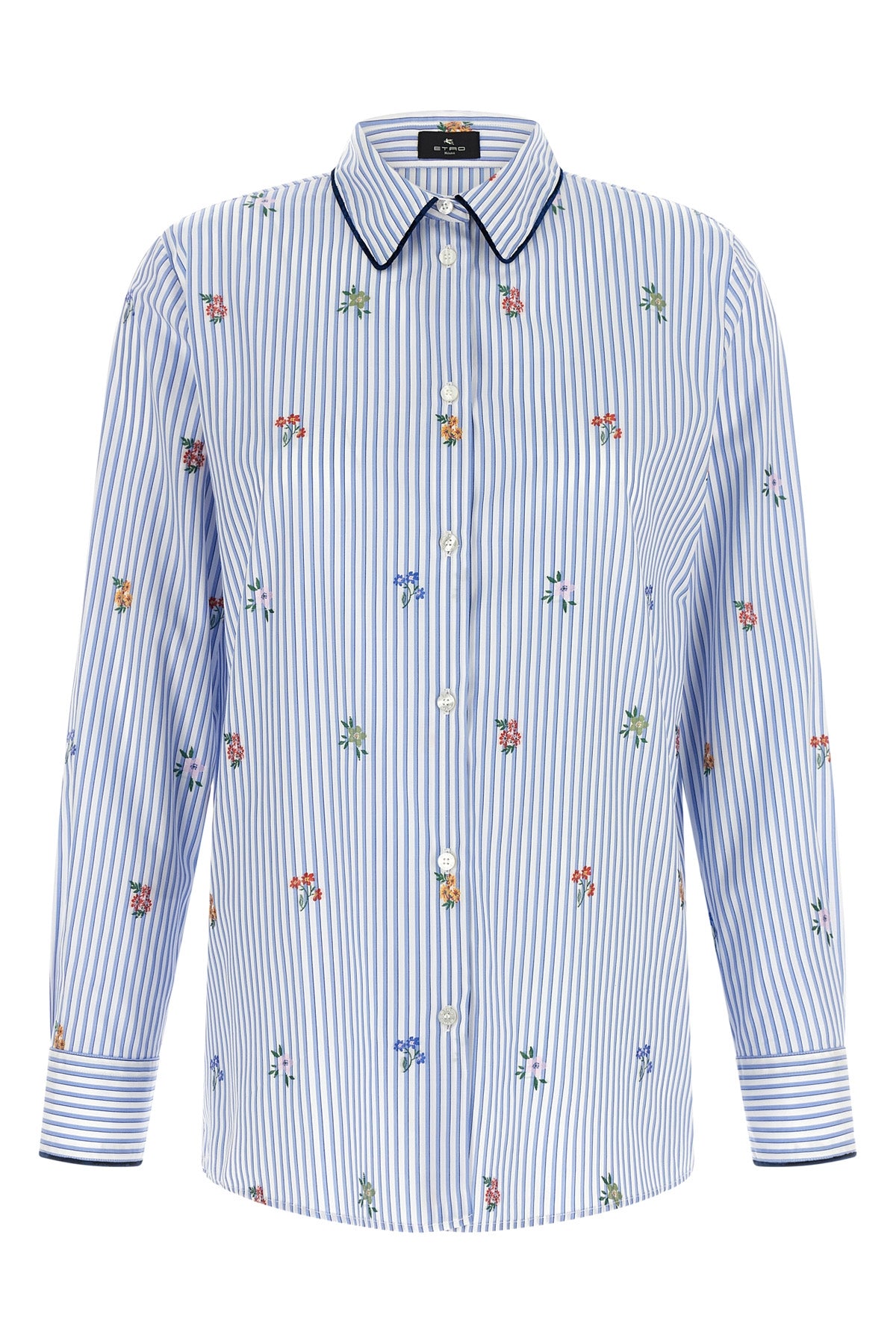 the etro long-sleeved shirt is made of pure cotton