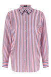 the etro pure cotton shirt is distinguished by a sophisticated jacquard shuttle