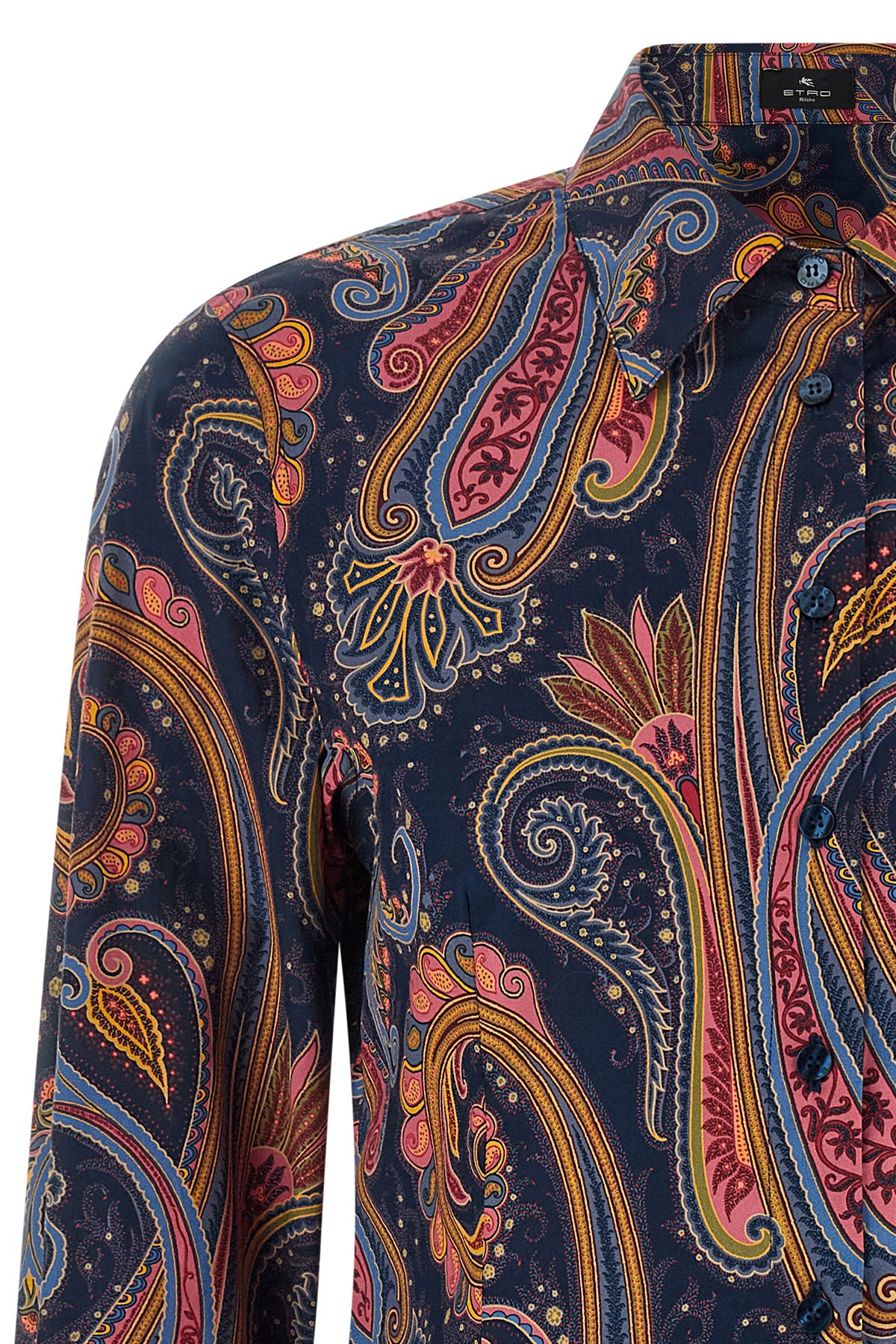 the etro stretch cotton poplin shirt