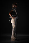 paisley knit pants
