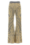 paisley knit pants