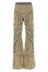 paisley knit pants