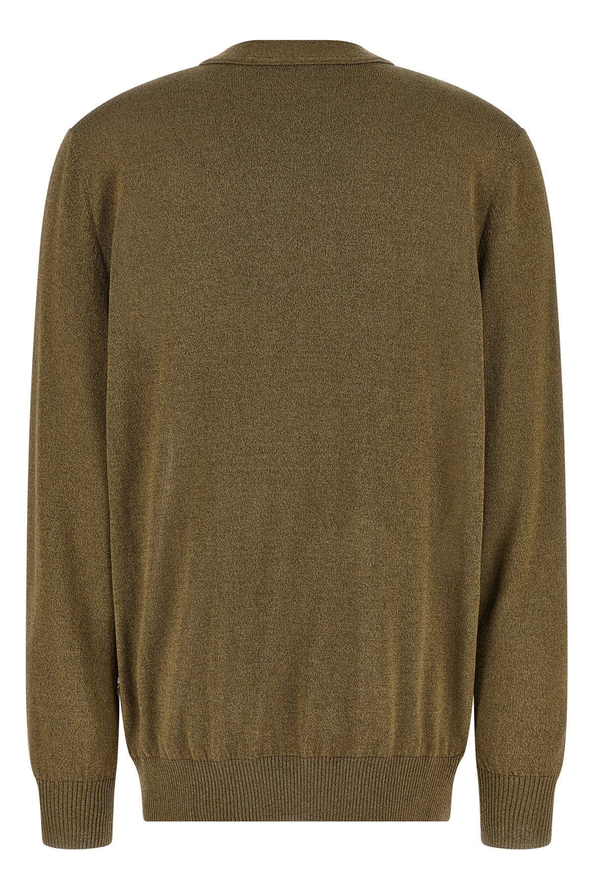 cardigan in cotton blend and solid color viscose