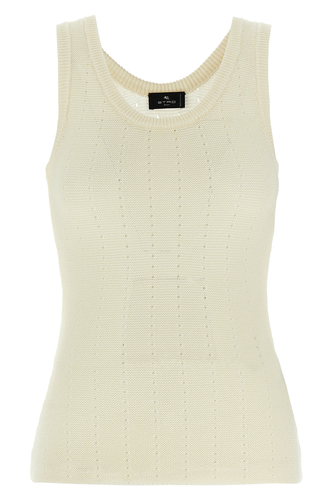 ETRO 44 silk blend knit top
