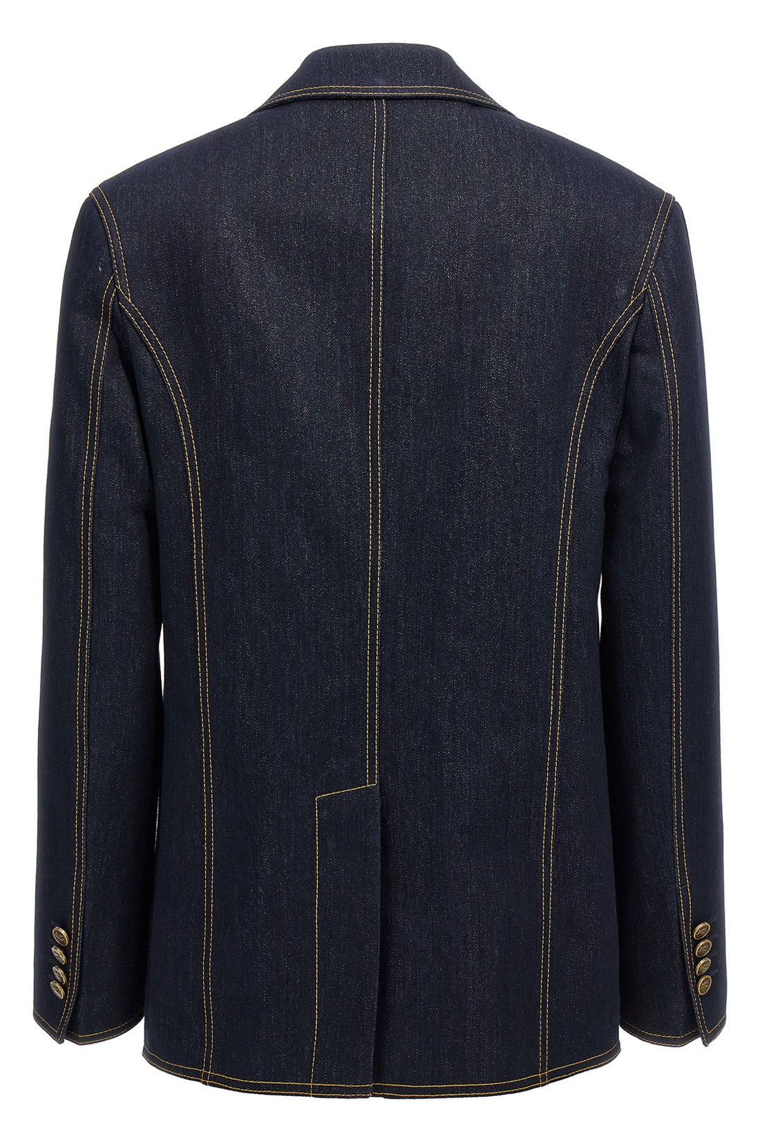 ETRO 38 single-breasted denim blazer