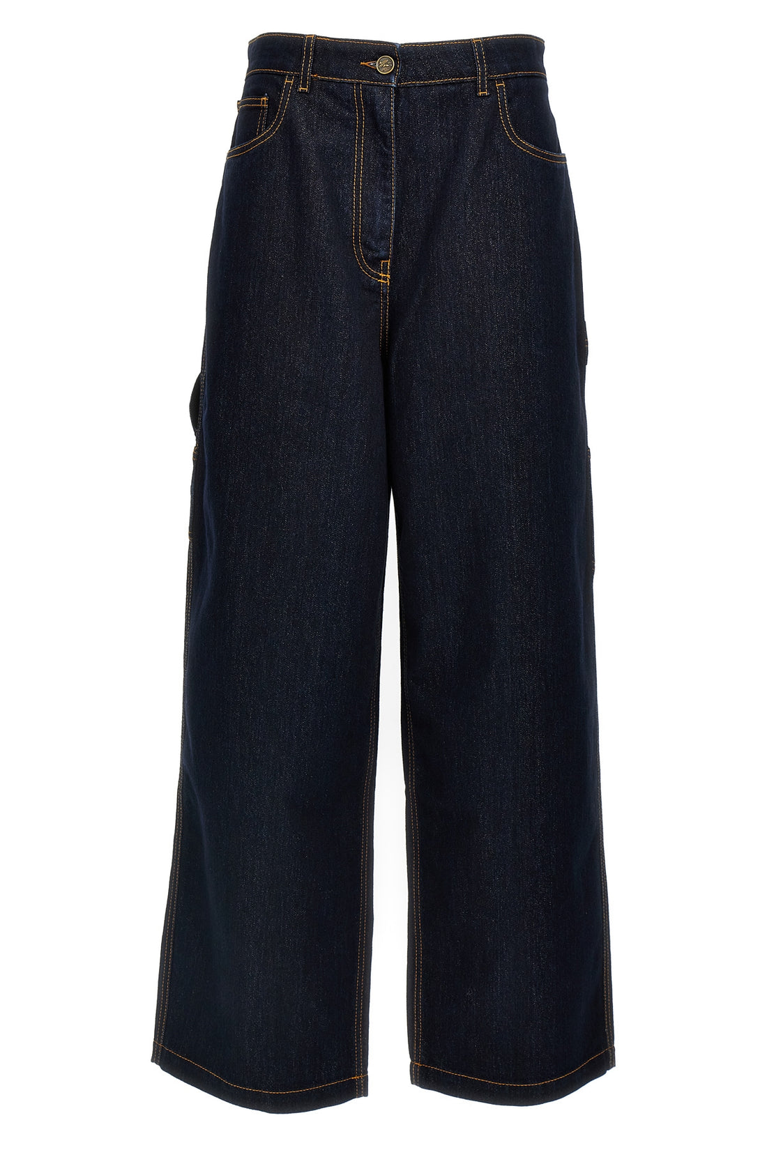 ETRO 25 sparkling effect cotton denim jeans