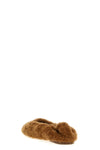 fur ballet flat