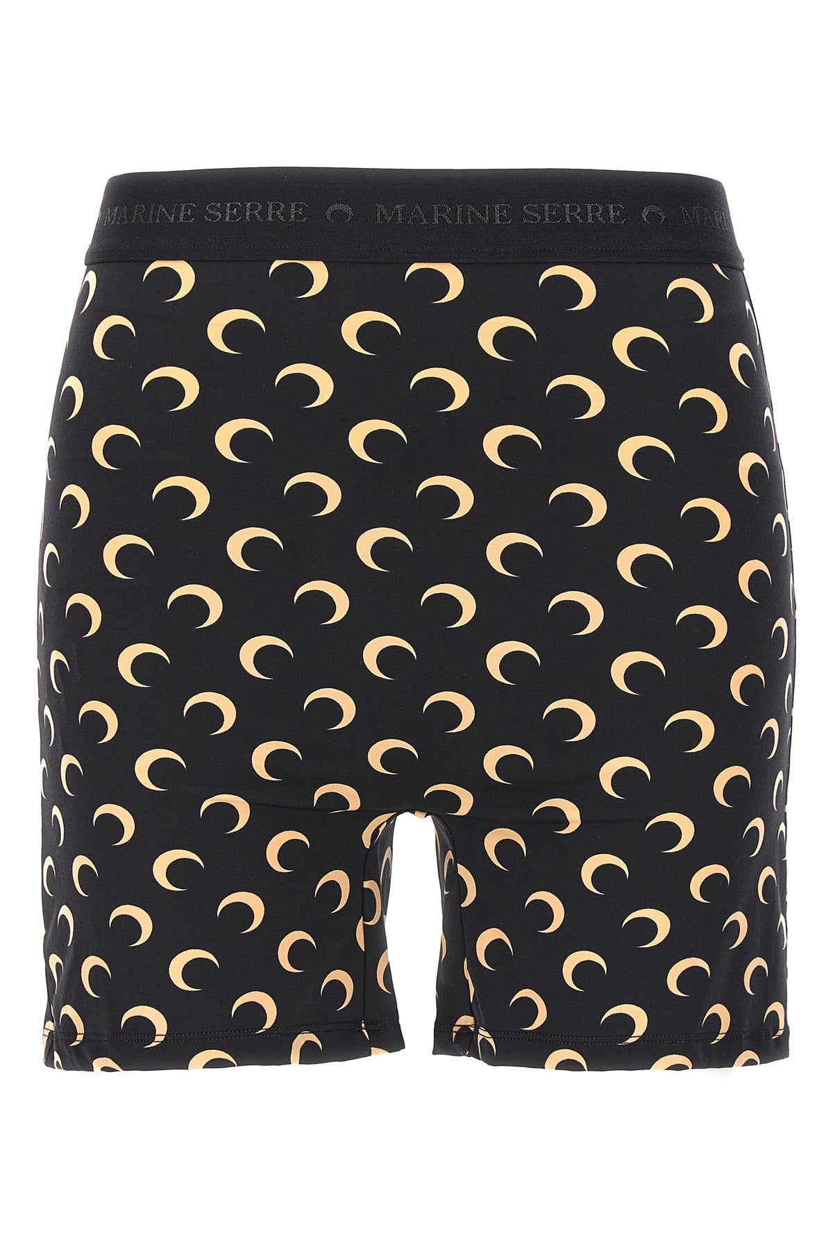 moon printed stretch fabric cyclist