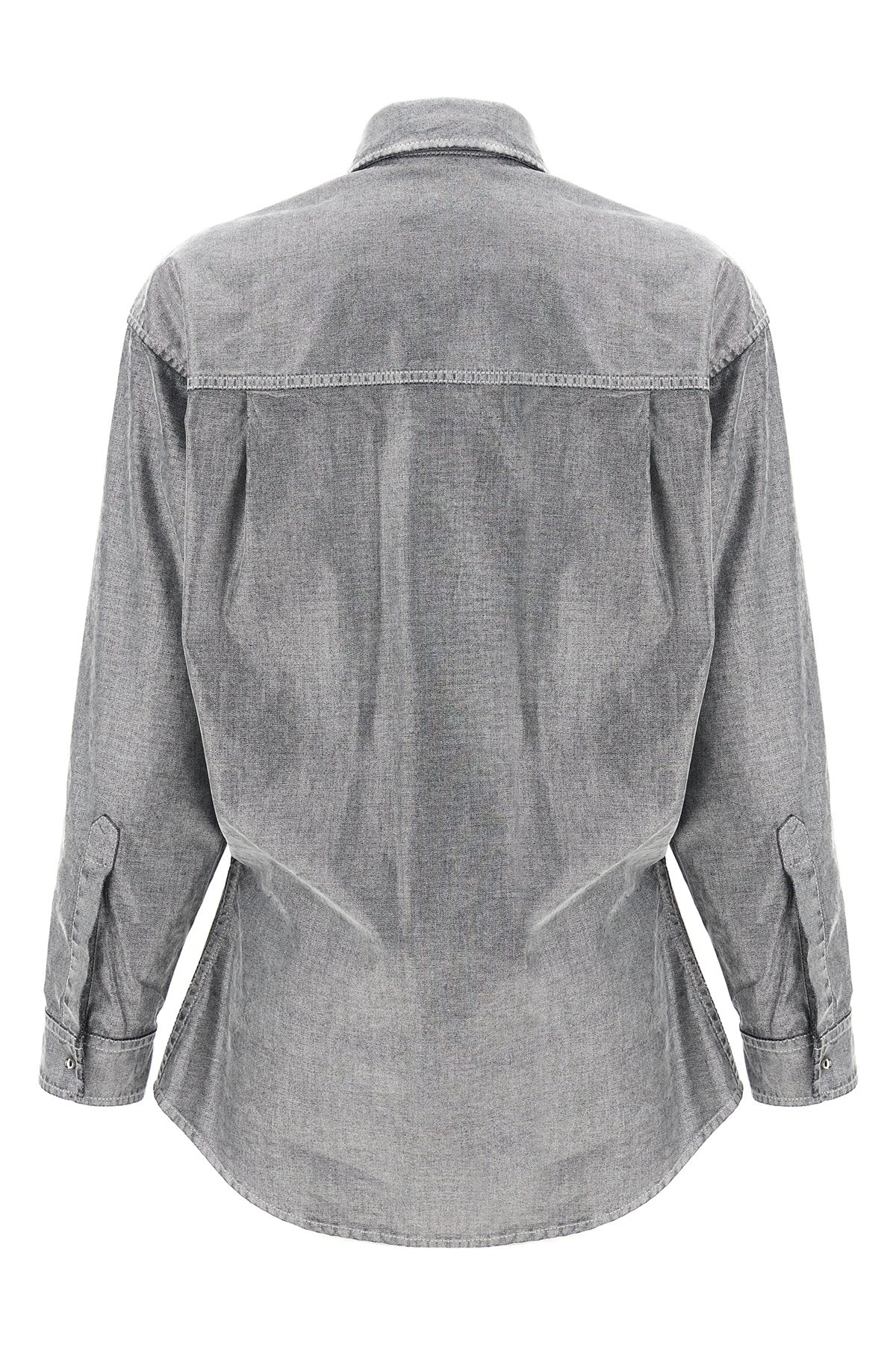 anne cotton denim shirt