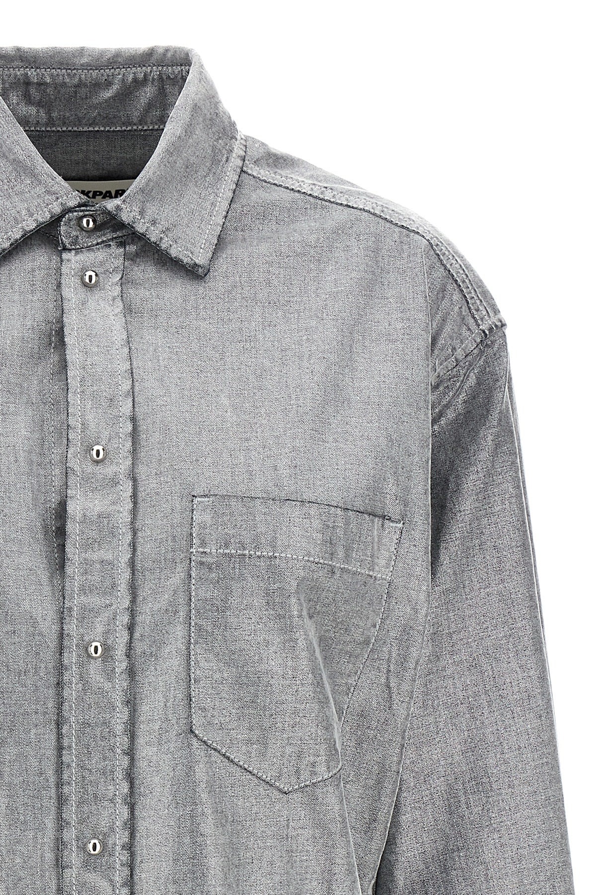 anne cotton denim shirt