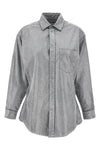 anne cotton denim shirt
