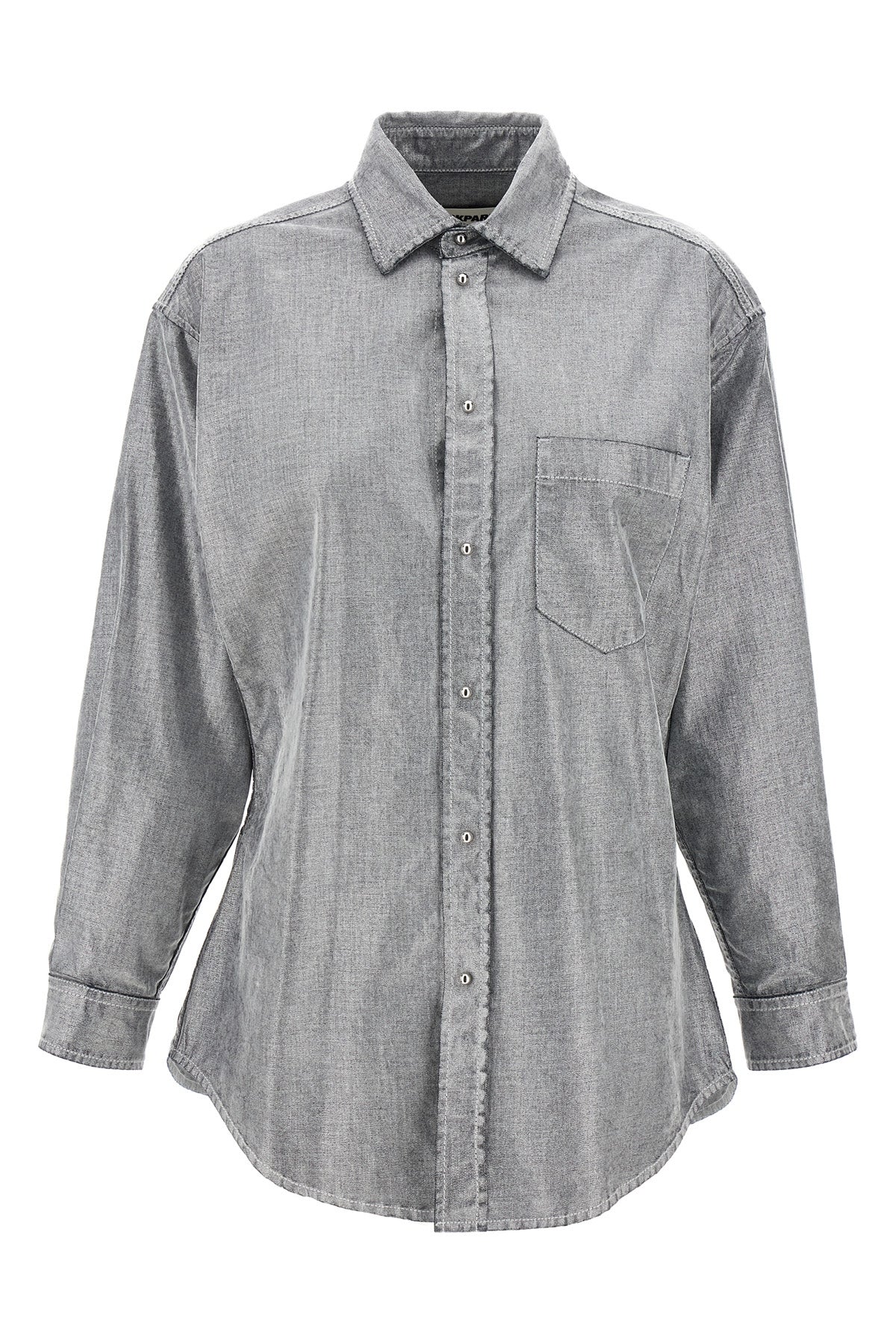 anne cotton denim shirt