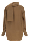 classic collar georgia silk shirt