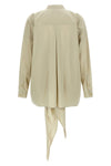 romy shirt to tie at the waist in light cotton poplin