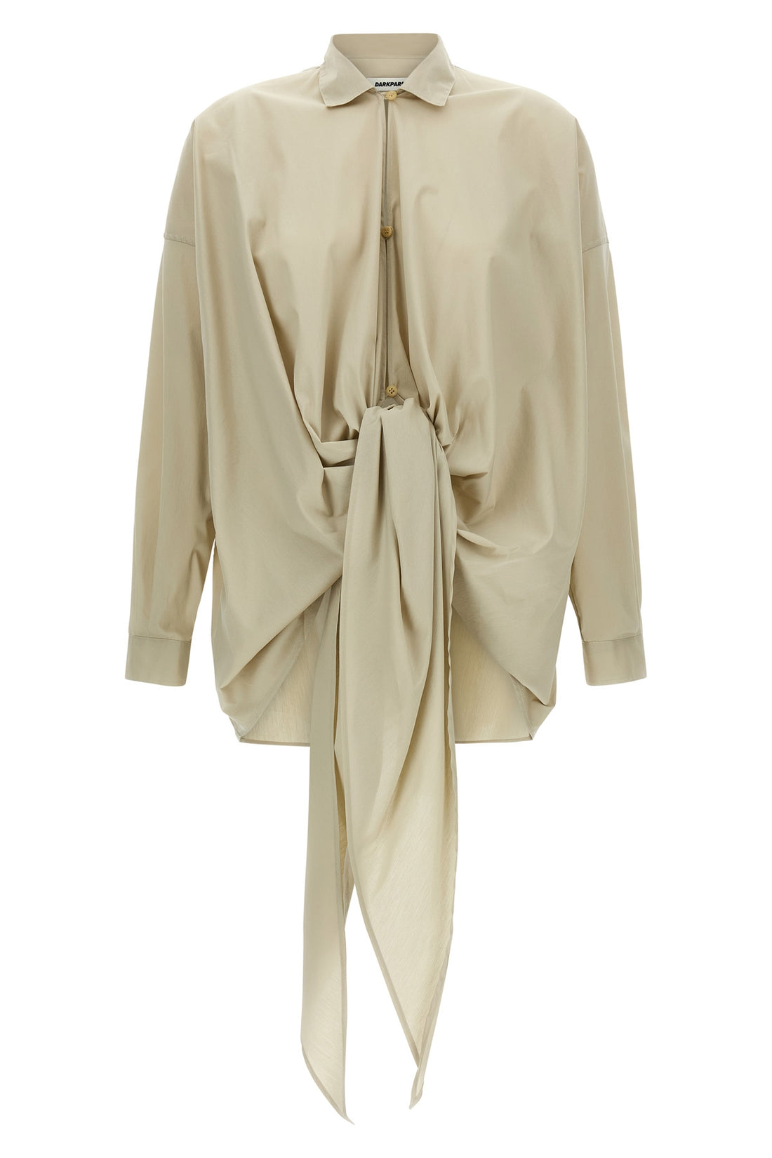 DARKPARK M romy shirt to tie at the waist in light cotton poplin