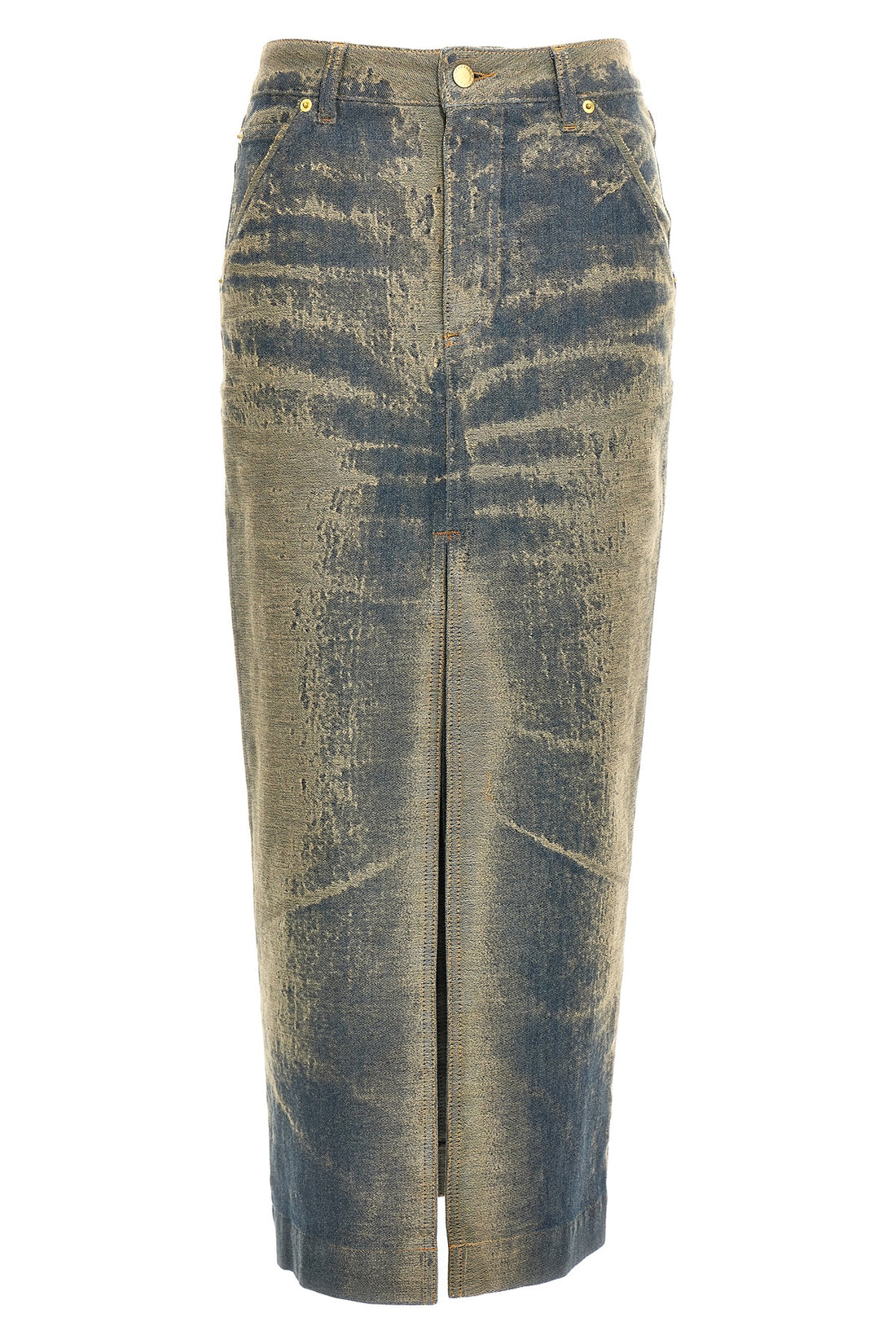 DARKPARK 25 erika vintage effect cotton denim blend skirt
