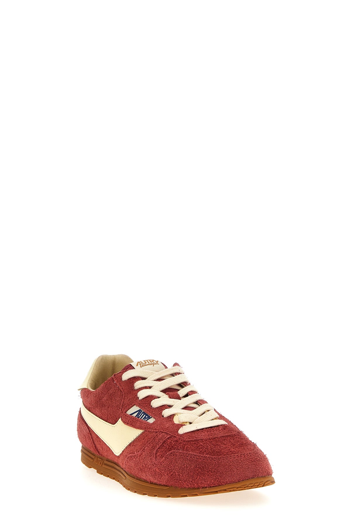 windspin used-effect shaved suede sneakers