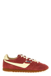 windspin used-effect shaved suede sneakers