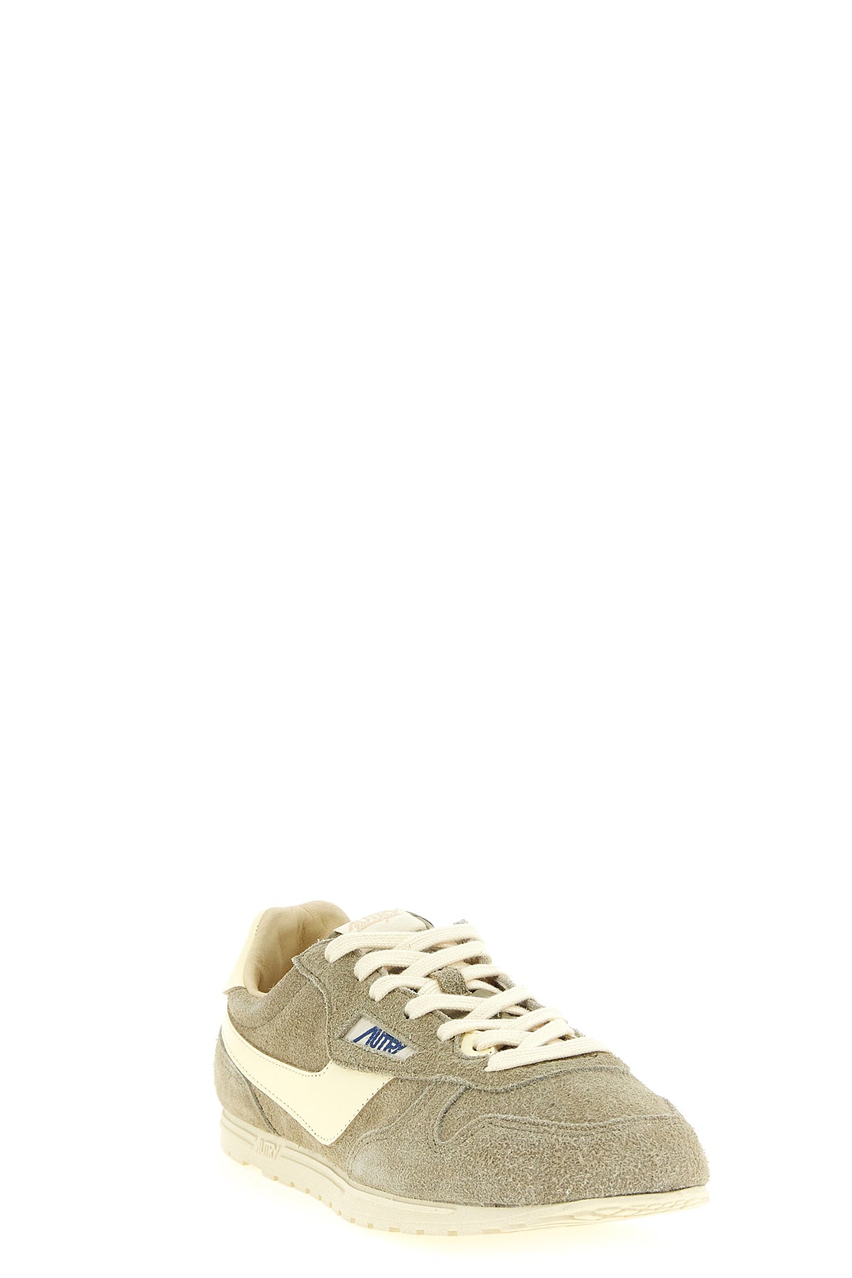windspin used-effect shaved suede sneakers