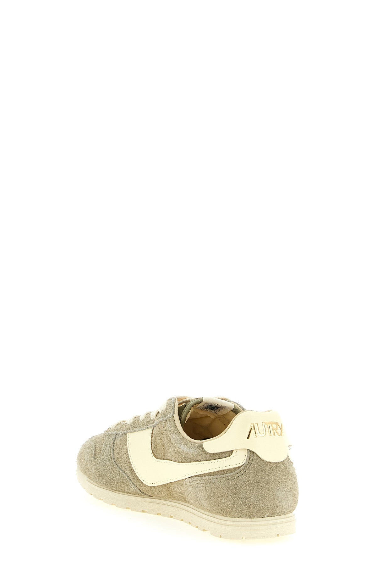 windspin used-effect shaved suede sneakers