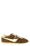 windspin used-effect shaved suede sneakers