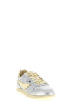 natural grain laminated leather windspin sneakers