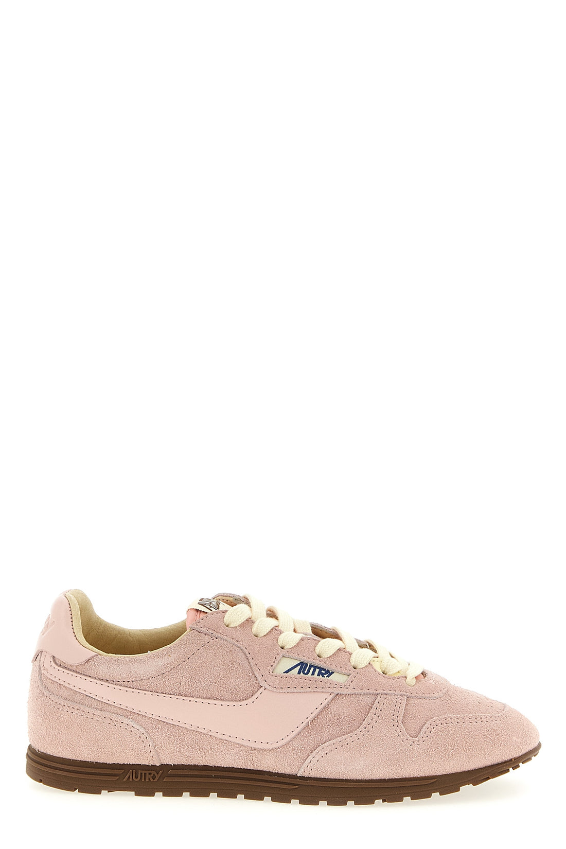 AUTRY 39 windspin used-effect shaved suede sneakers