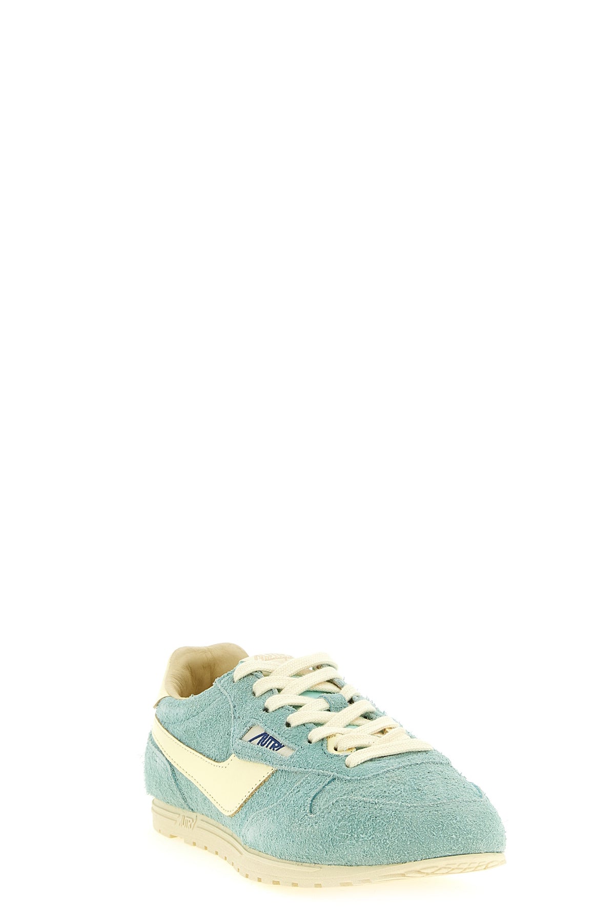 windspin used-effect shaved suede sneakers