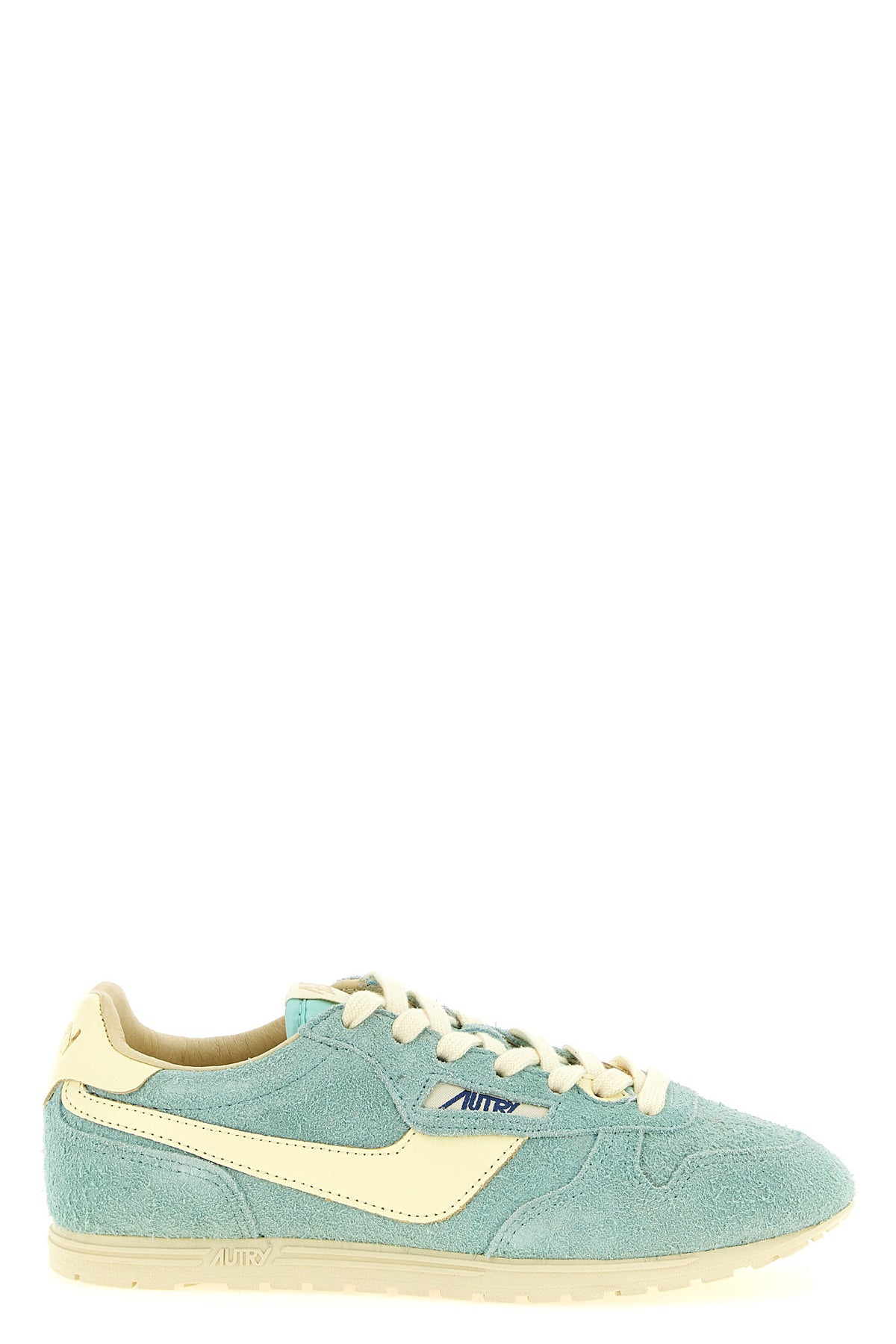 windspin used-effect shaved suede sneakers