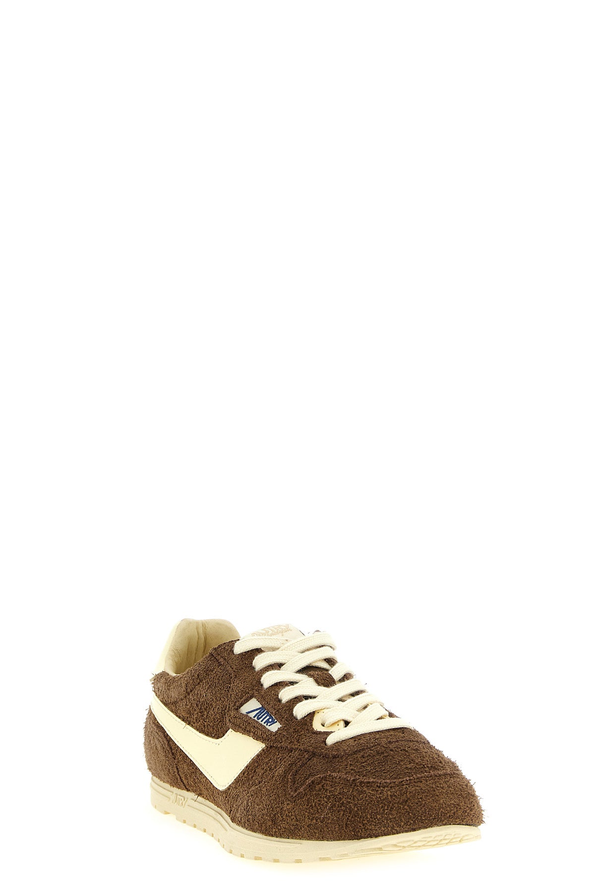 windspin used-effect shaved suede sneakers