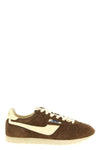 windspin used-effect shaved suede sneakers