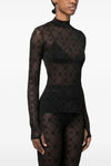 semi-transparent mesh top