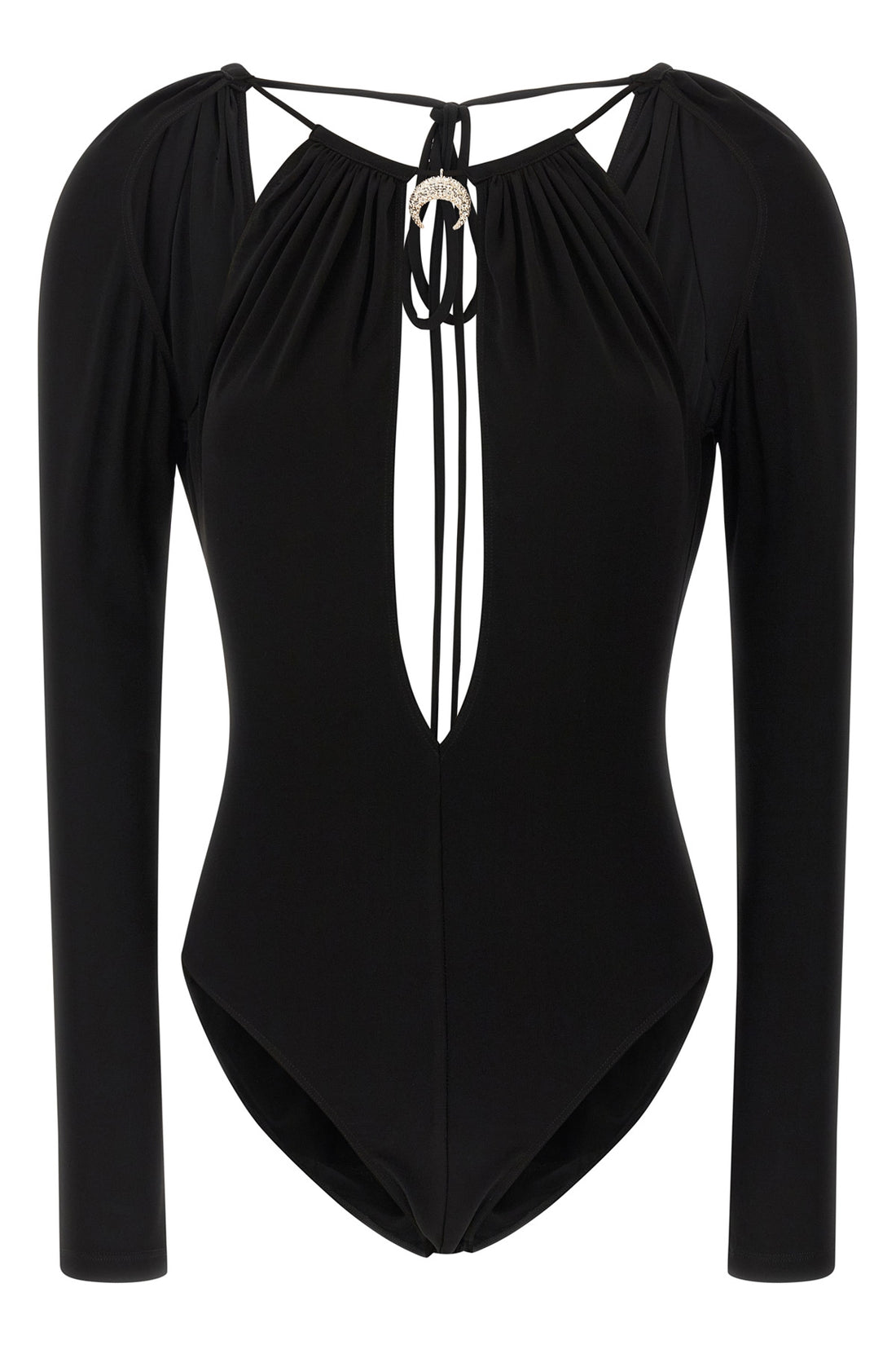 MARINE SERRE 36 stretch viscose bodysuit
