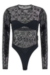 semi-transparent mesh bodysuit