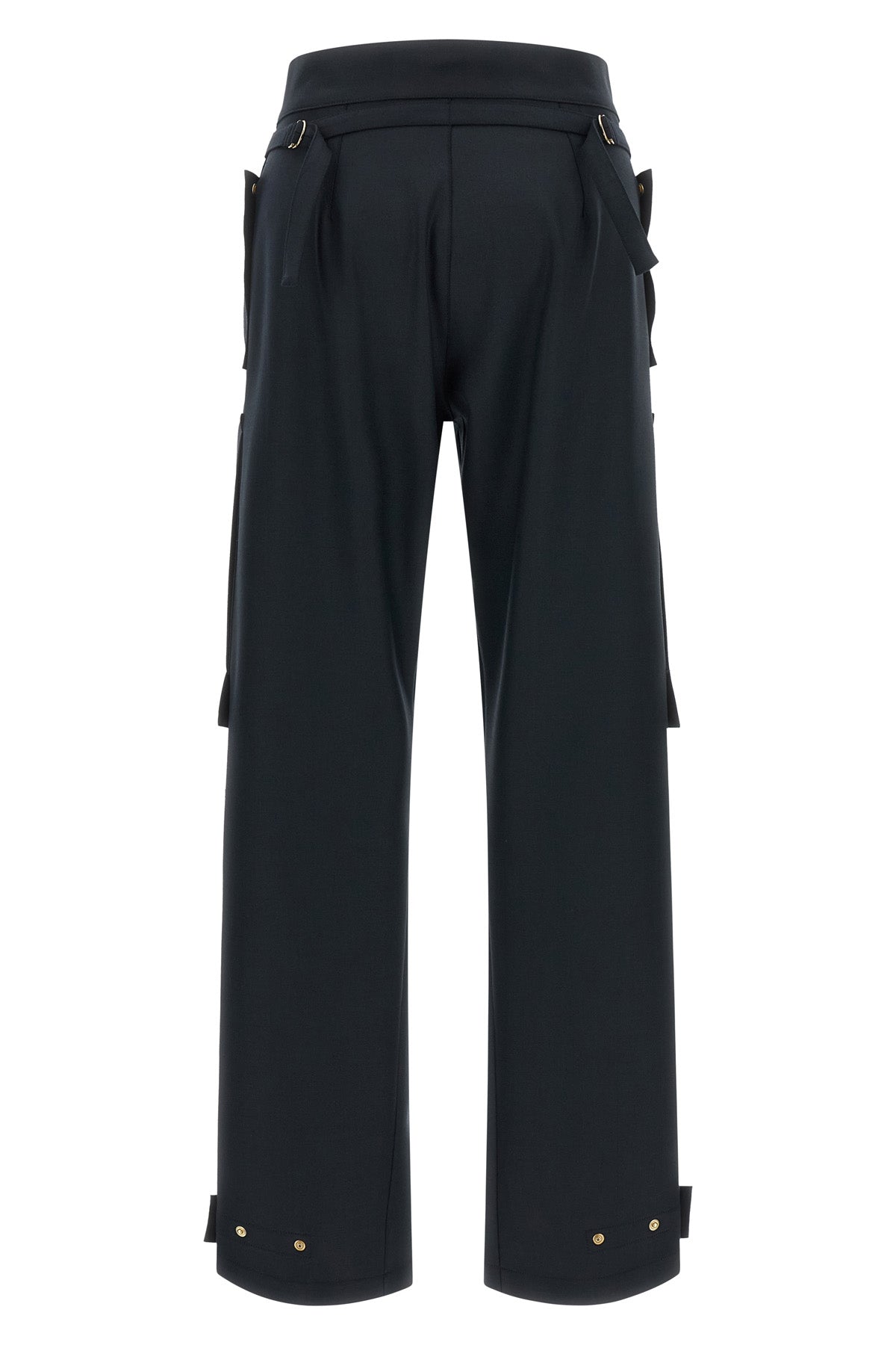 adrianadarkpark cargo pants redefine utilitarian volumes through rigorous sarto