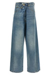 ines stonewashed cotton denim jeans