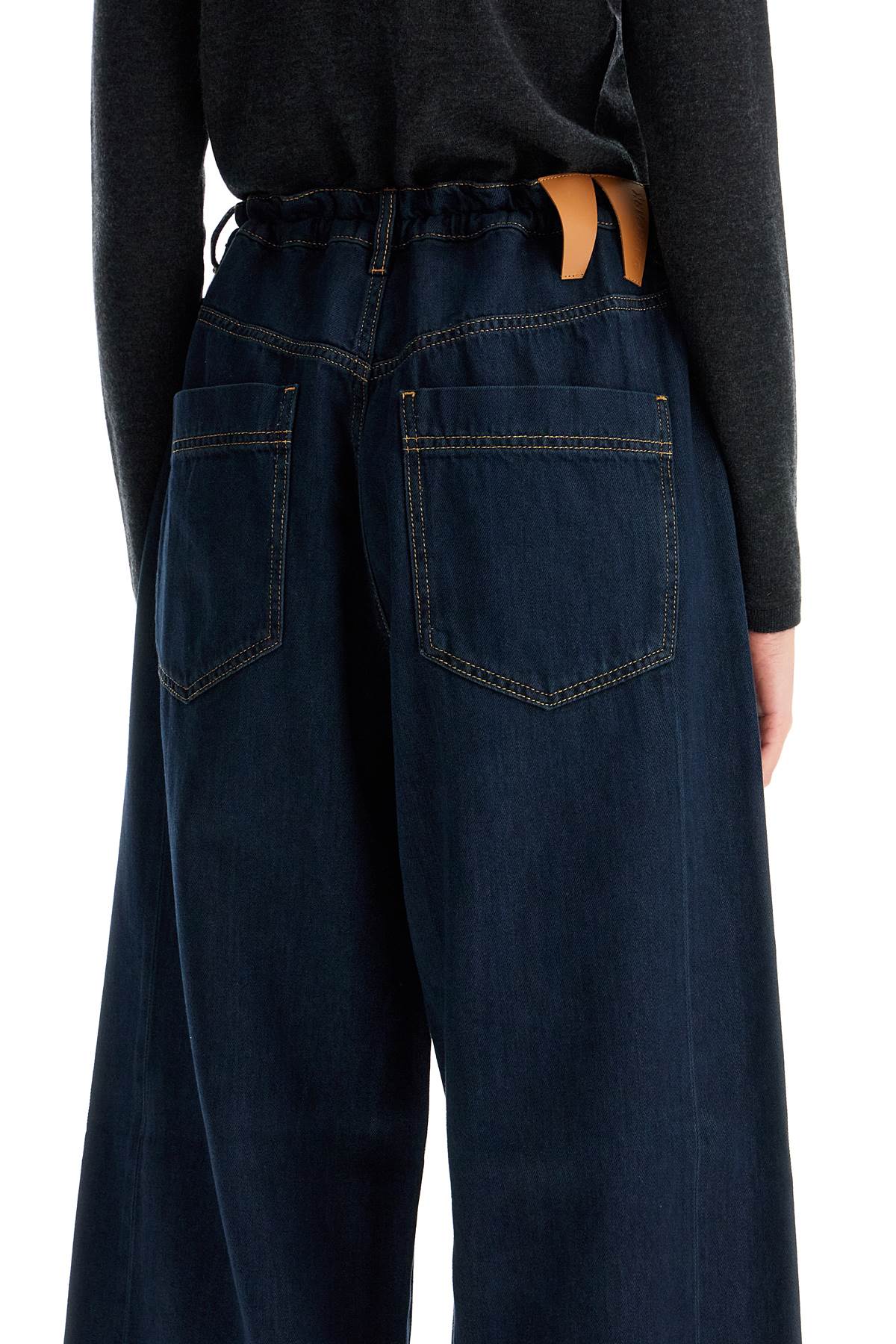 iris jeans with baggy waistband