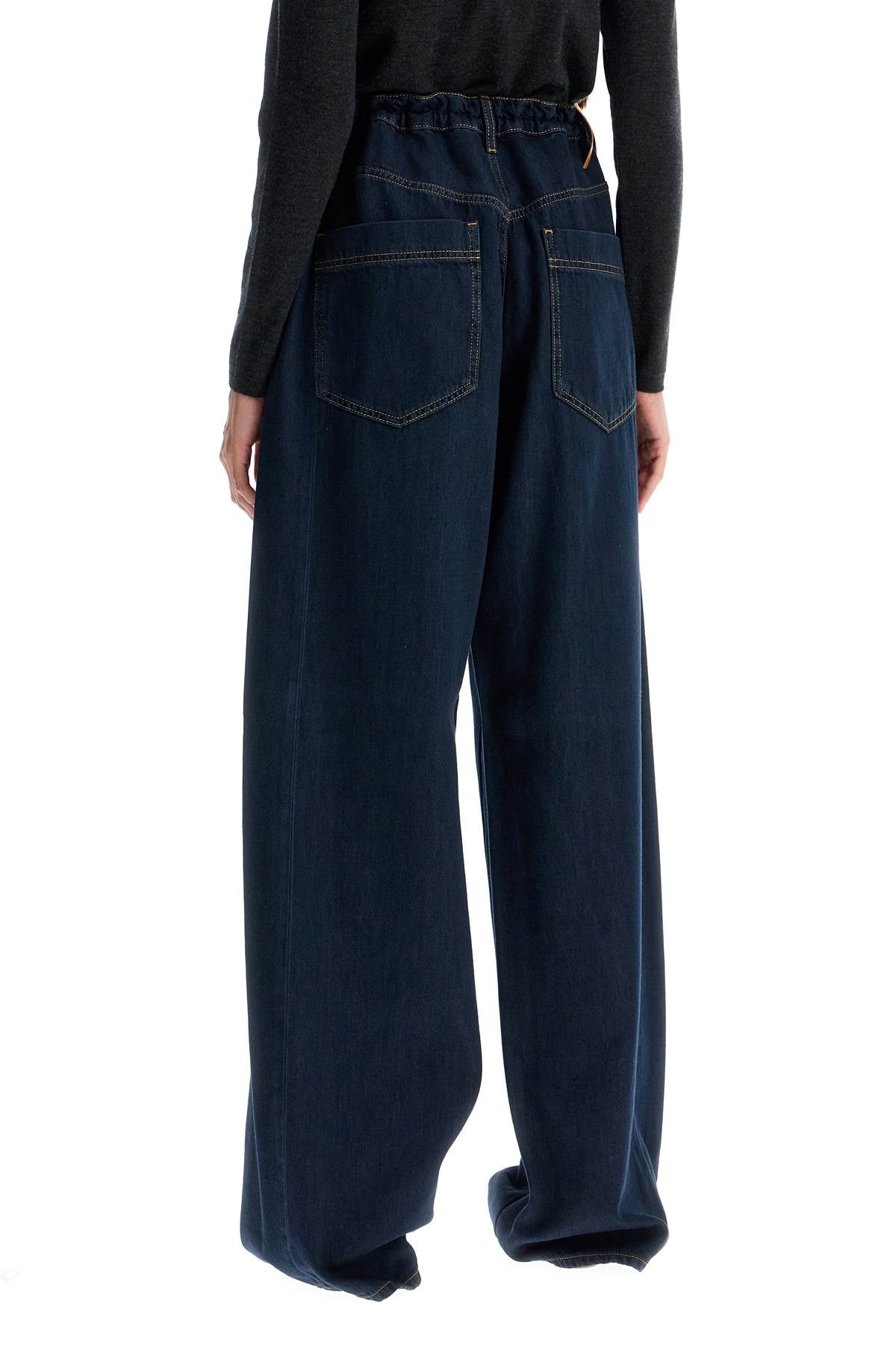 iris jeans with baggy waistband