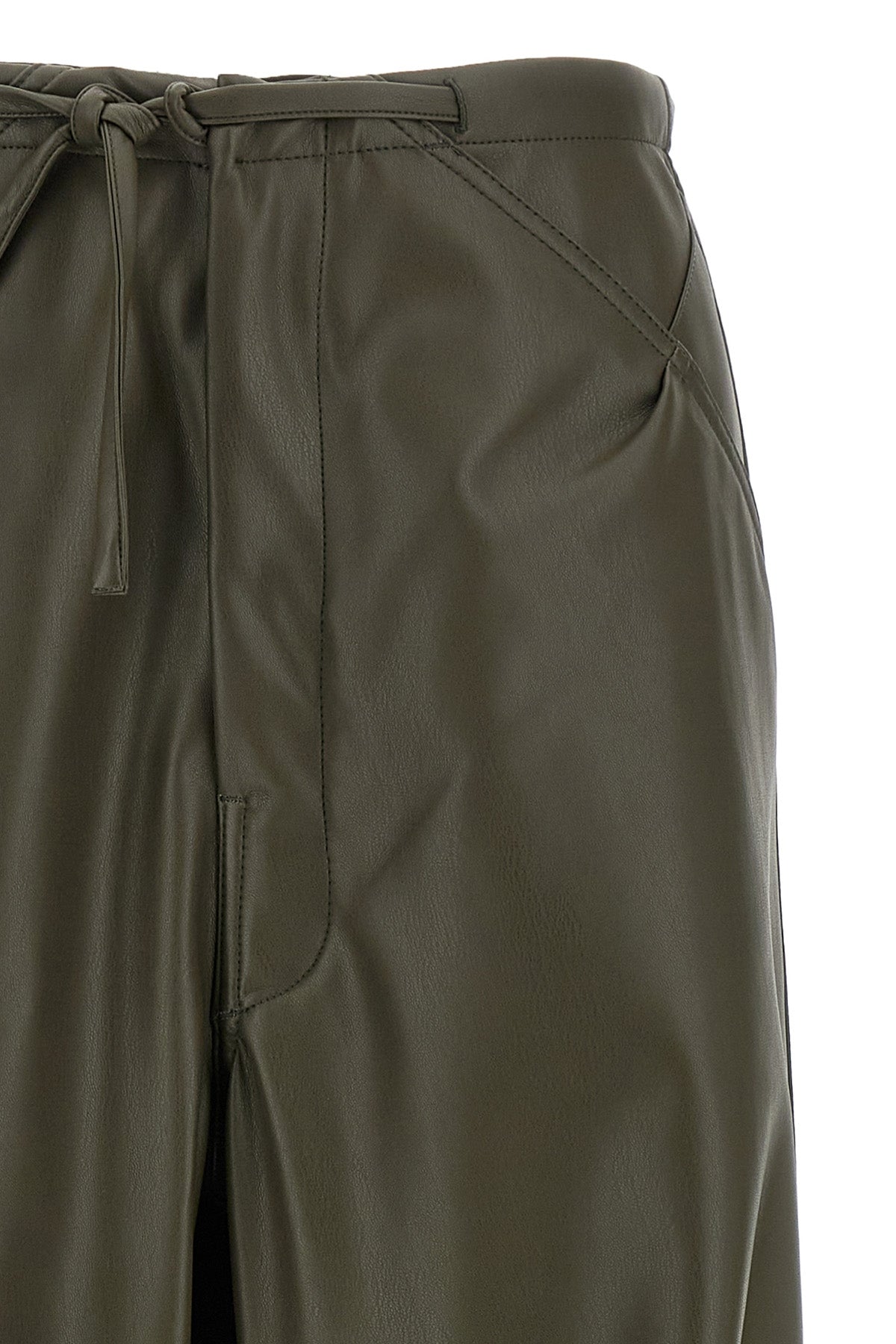 daisy pants in leather-effect fabric