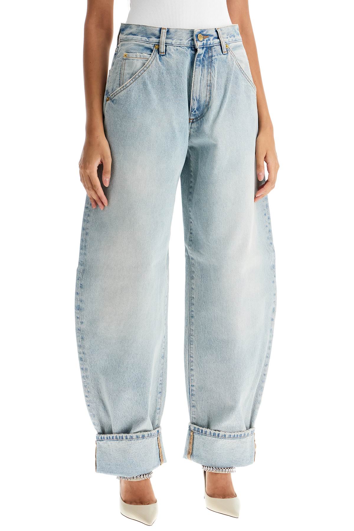 khris barrel jeans