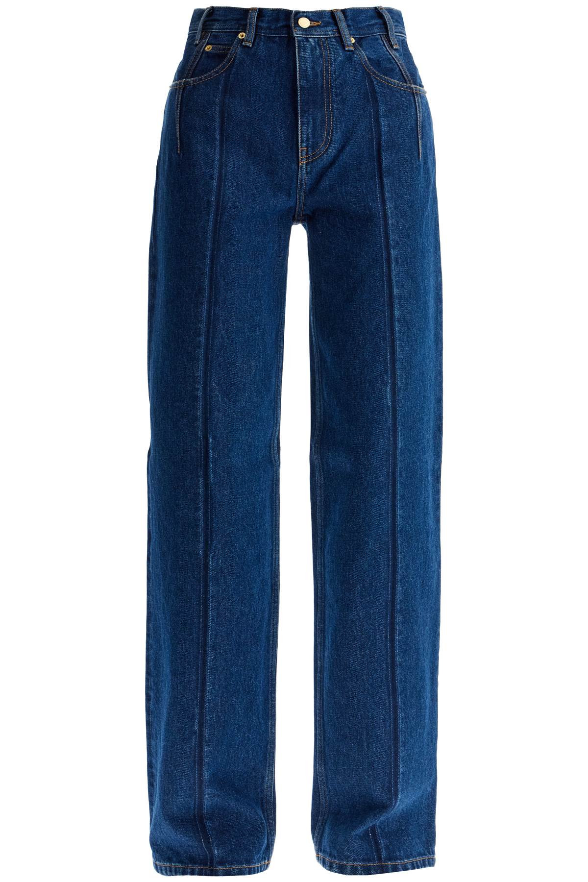 &quot;lu jeans with pleated effect