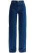 "lu jeans with pleated effect