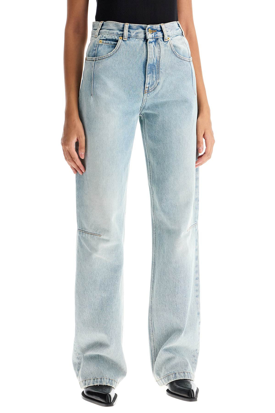 straight leg lu jeans