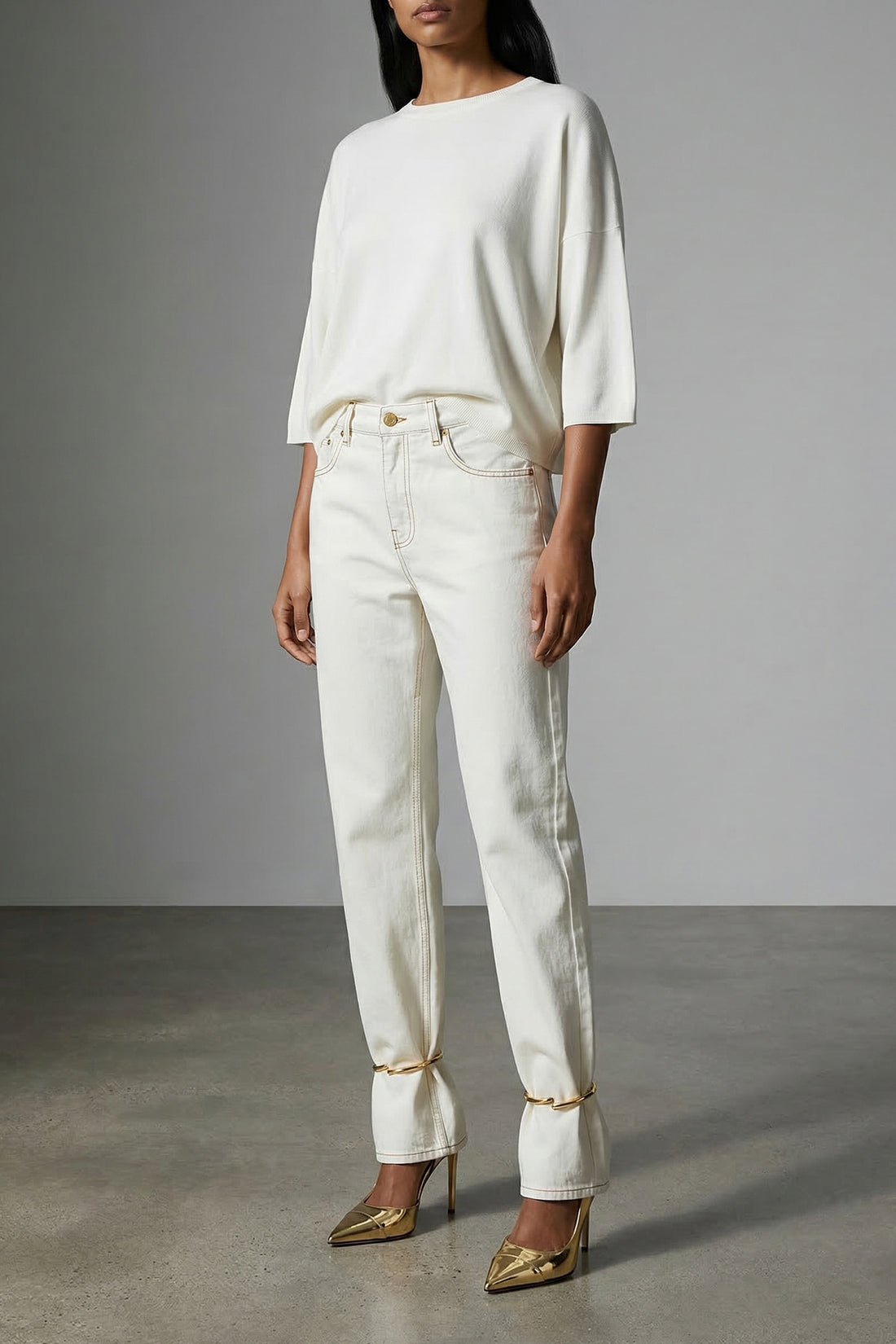 DARKPARK 26 marion jeans in garment-dyed cotton denim