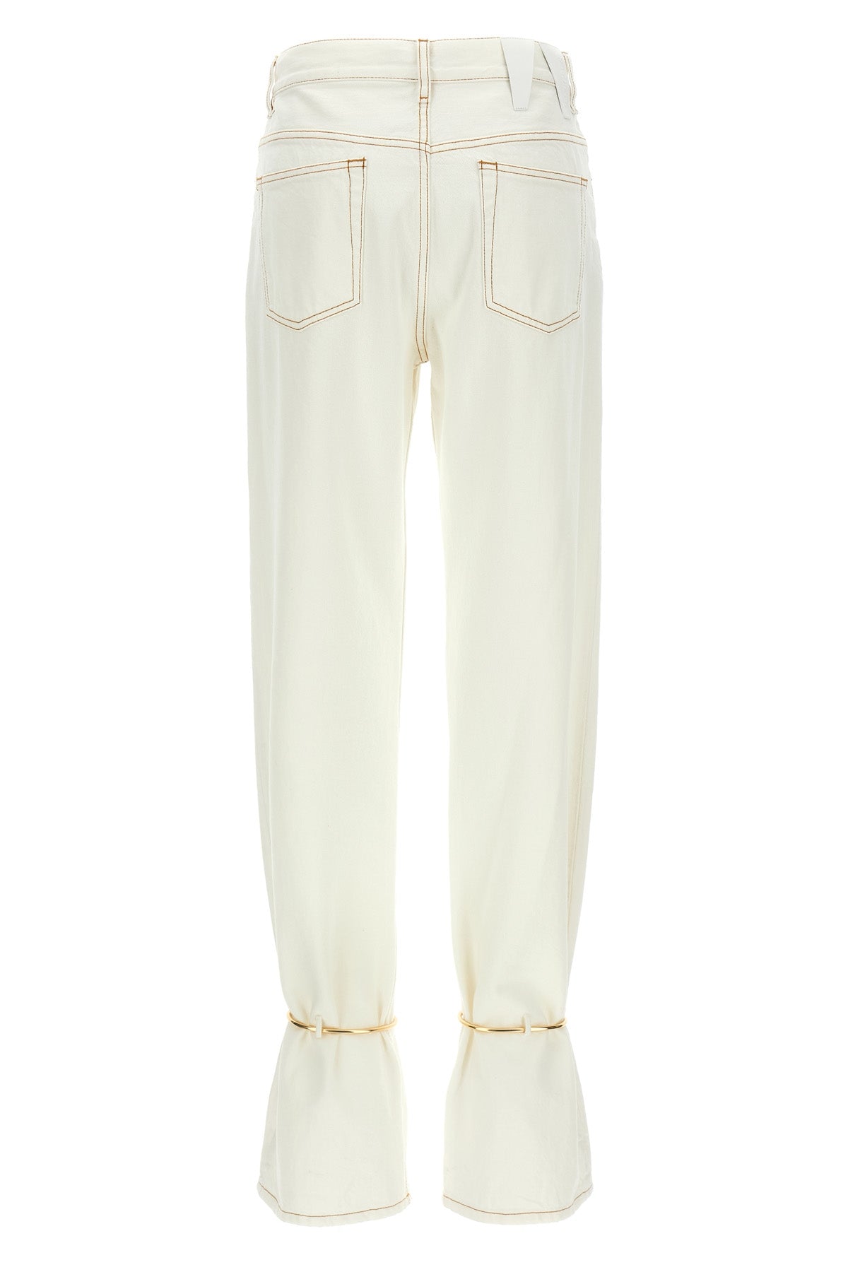 marion jeans in garment-dyed cotton denim