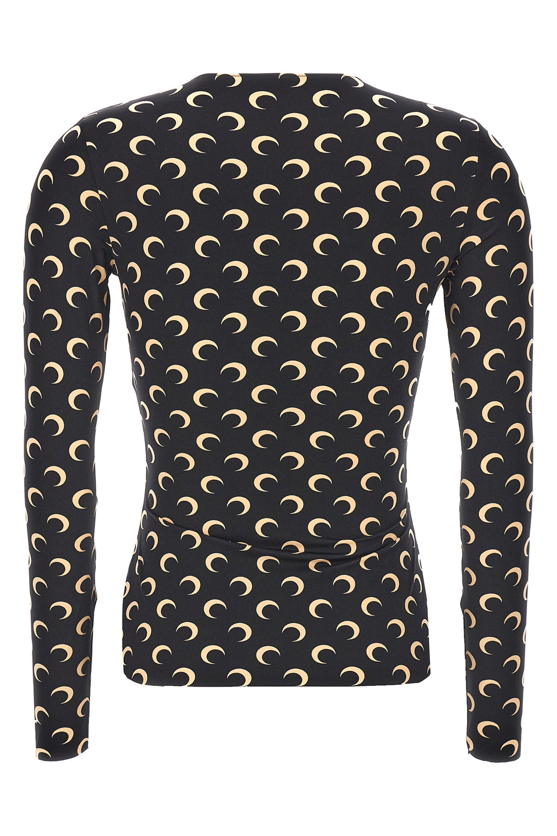 MARINE SERRE L moon printed jersey t-shirt in stretch fabric