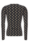 moon printed jersey t-shirt in stretch fabric