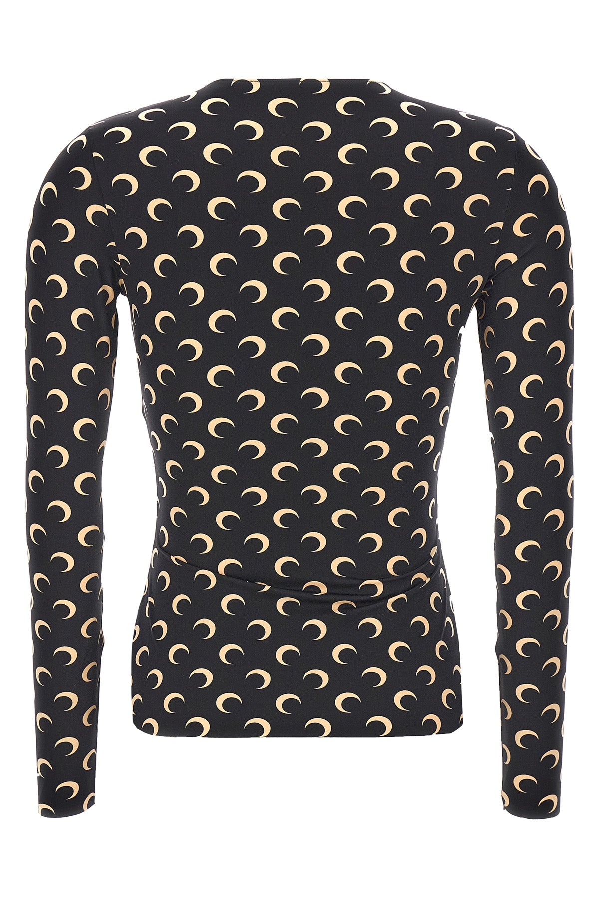 moon printed jersey t-shirt in stretch fabric