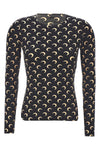 moon printed jersey t-shirt in stretch fabric